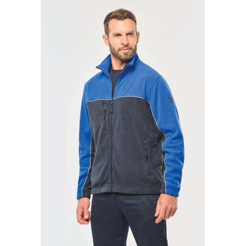 Veste micropolaire bicolore écoresponsable unisexe - 2
