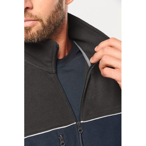 Veste micropolaire bicolore écoresponsable unisexe - 10