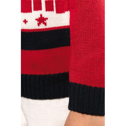 Pullover col rond de Noël enfant - 12