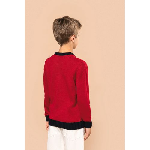 Pullover col rond de Noël enfant - 3