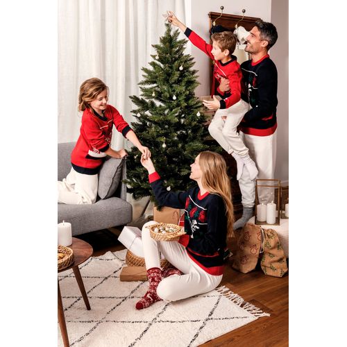 Pullover col rond de Noël enfant - 10