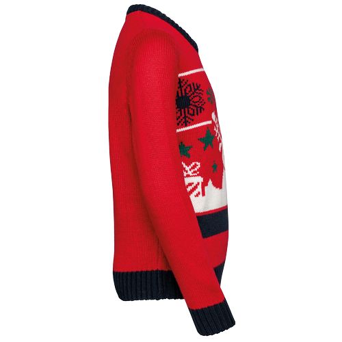 Pullover col rond de Noël enfant - 15