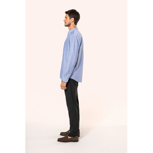Chemise Oxford manches longues homme - 3