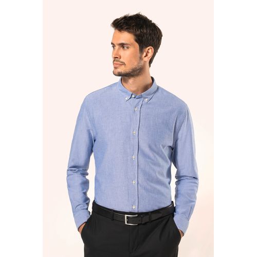 Chemise Oxford manches longues homme - 1