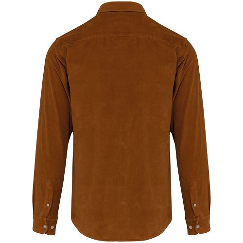 Chemise manches longues en velours homme - 7