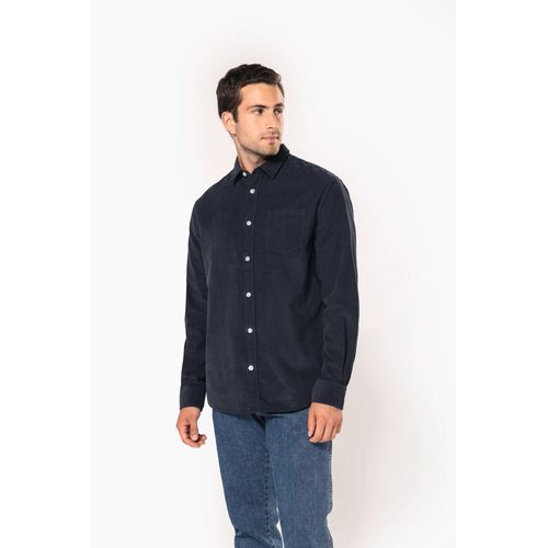 Chemise manches longues en velours homme - 3