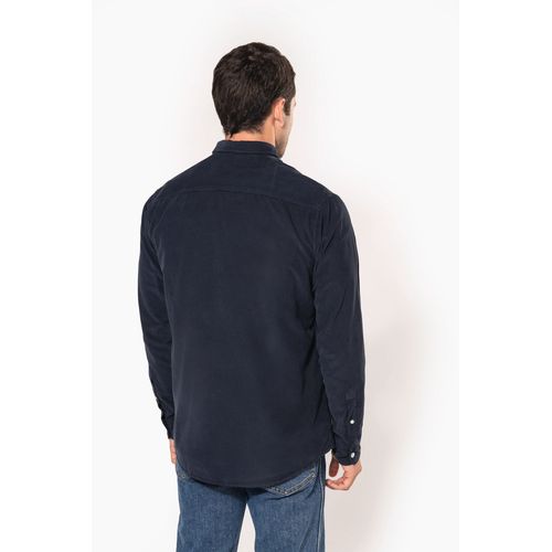 Chemise manches longues en velours homme - 2