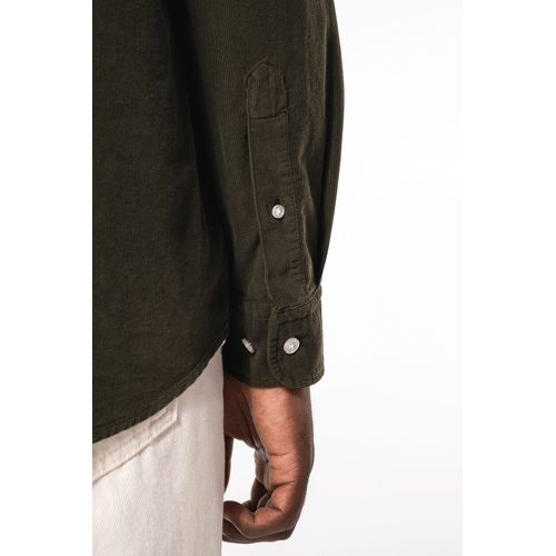 Chemise manches longues en velours homme thumbnail 8