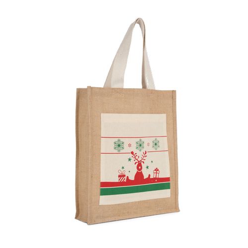 Sac shopping avec motifs de Noël - 3