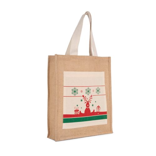 Sac shopping avec motifs de Noël - 1