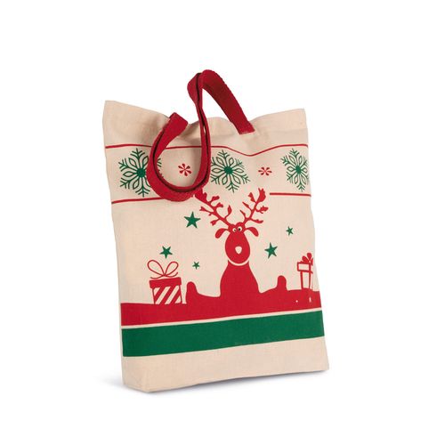 Sac shopping avec motifs de Noël - 1