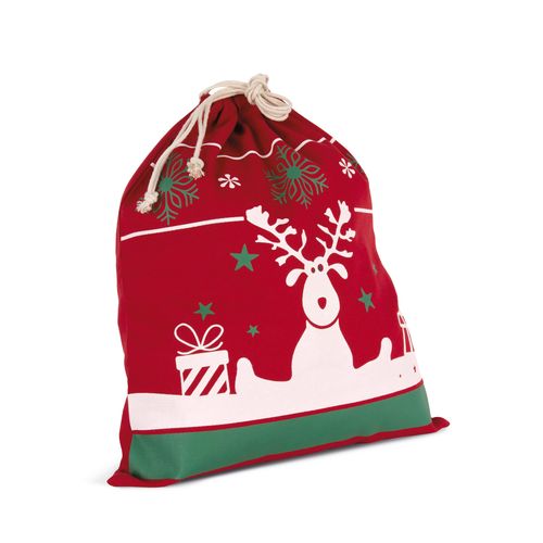 Sac avec cordon motifs de Noël - 1