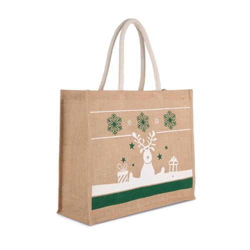 Sac shopping avec motifs de Noël - 1