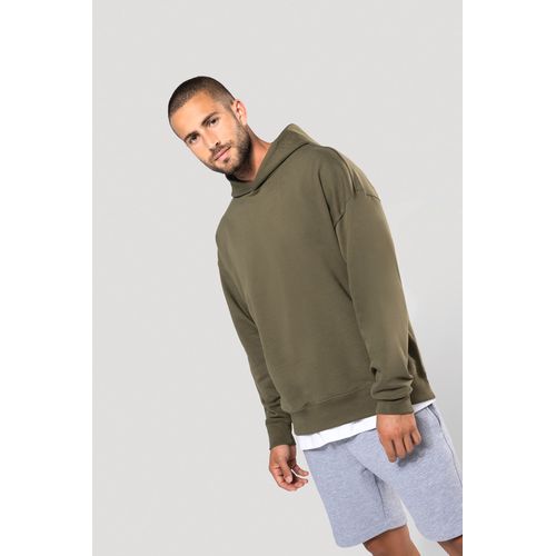 Sweatshirt à capuche molleton oversize unisexe thumbnail 4