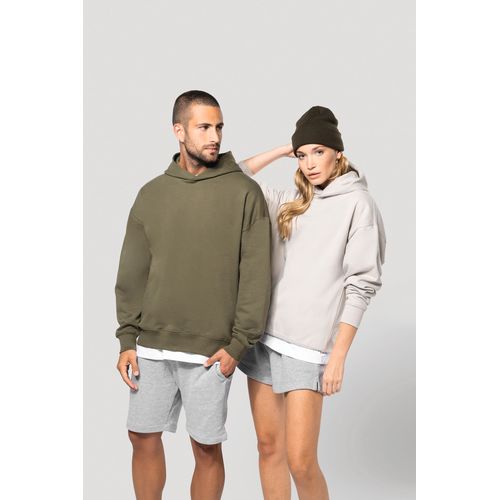 Sweatshirt à capuche molleton oversize unisexe - 1
