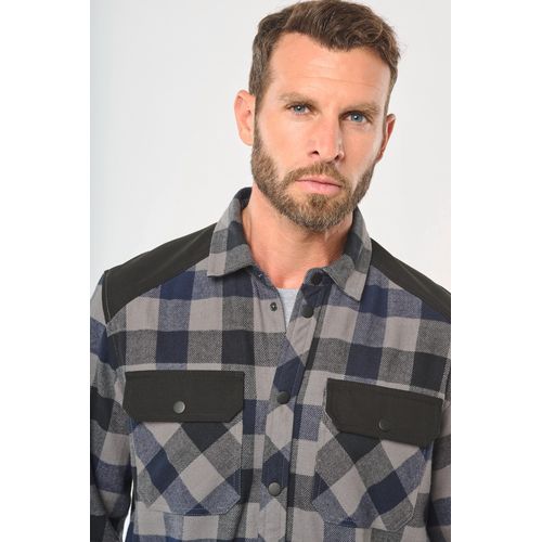 Chemise à carreaux avec poches homme - 7