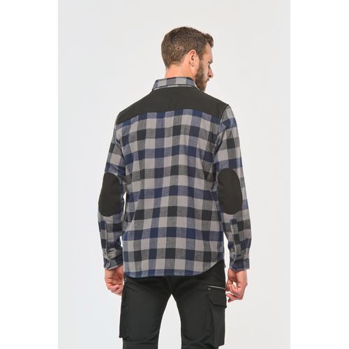 Chemise à carreaux avec poches homme - 2