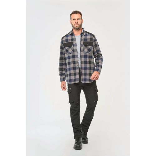 Chemise à carreaux avec poches homme - 6