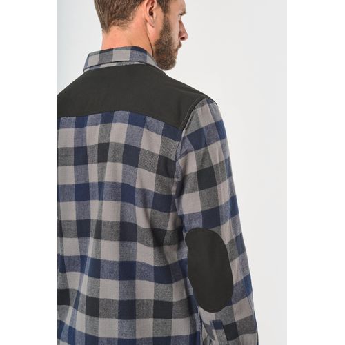 Chemise à carreaux avec poches homme - 9