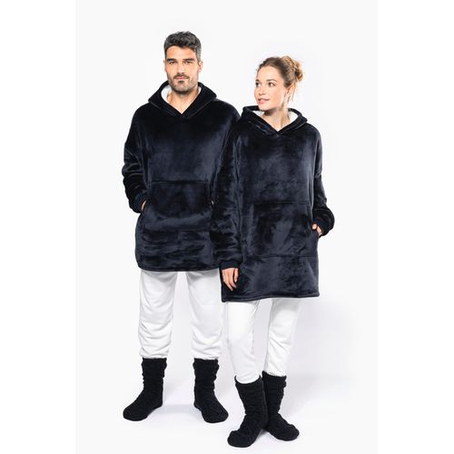 Plaid poncho unisexe - 10