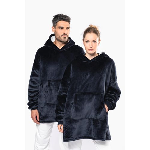 Plaid poncho unisexe - 1