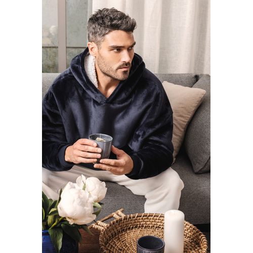 Plaid poncho unisexe - 11