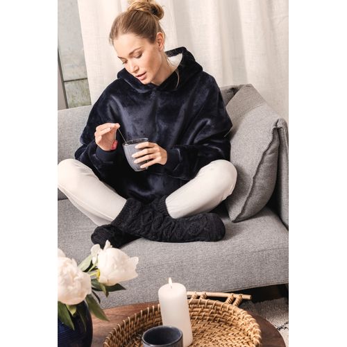 Plaid poncho unisexe - 12