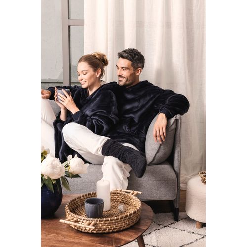 Plaid poncho unisexe - 13