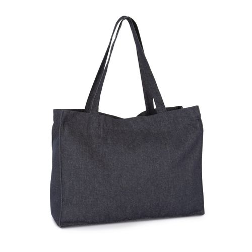 Grand sac shopping denim - 1