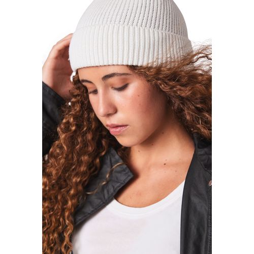 Bonnet côtelé avec revers - 7