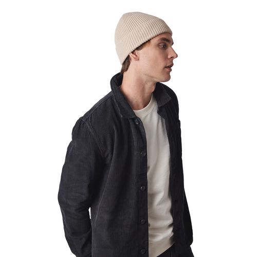 Bonnet côtelé avec revers - 3