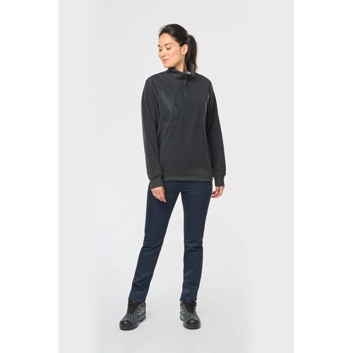 Polaire écoresponsable col zippé unisexe - 5