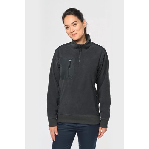 Polaire écoresponsable col zippé unisexe - 2