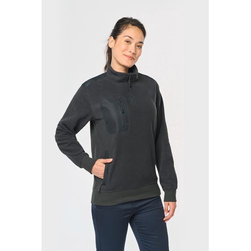 Polaire écoresponsable col zippé unisexe - 4