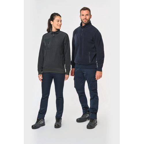 Polaire écoresponsable col zippé unisexe - 1