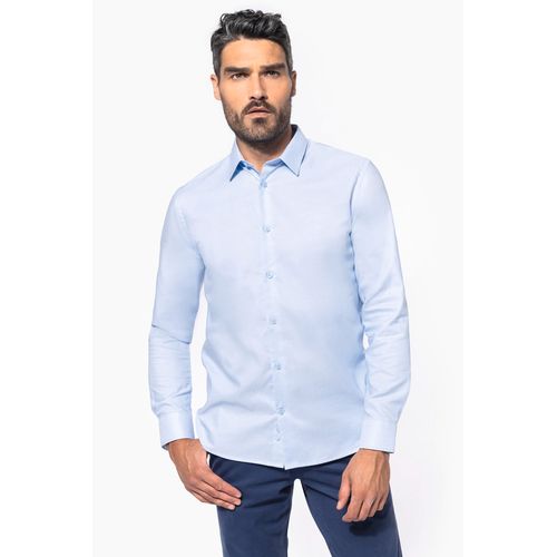 Chemise oxford manches longues homme - 4