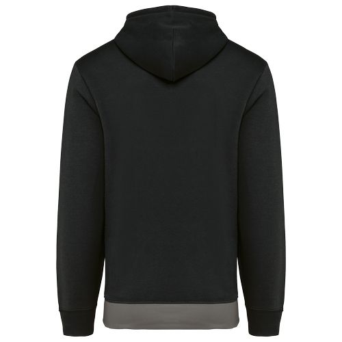 Sweat-shirt tricolore à capuche unisexe - 13