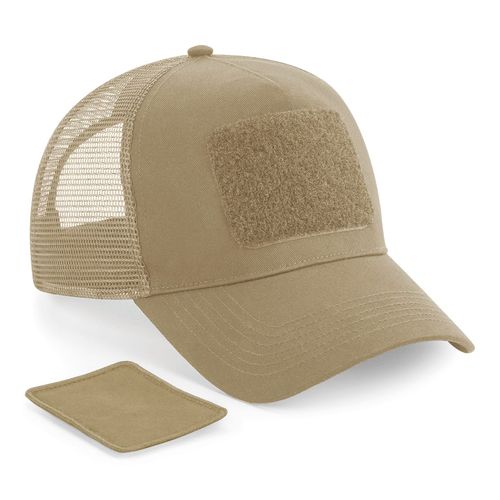 Casquette Filet Réglable à l'Arrière avec Patch Amovible - 1