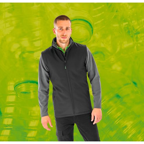 CHALECO SOFTSHELL RECICLADO HOMBRE<BR/>