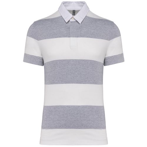 POLO A RAYAS MANGA CORTA UNISEX