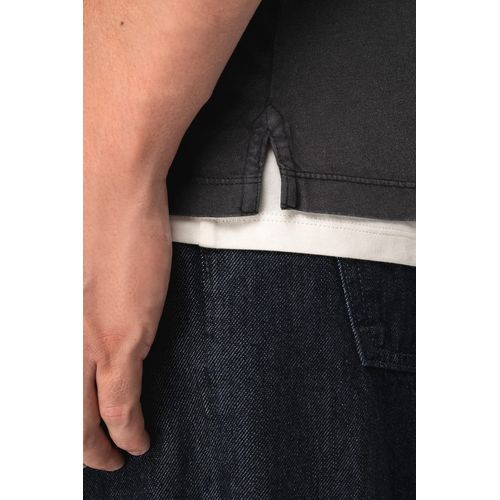 Polo ecorresponsable efecto lavado de punto jersey hombre