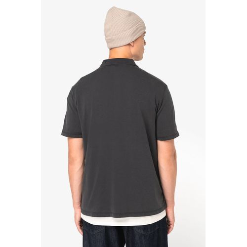 Polo ecorresponsable efecto lavado de punto jersey hombre