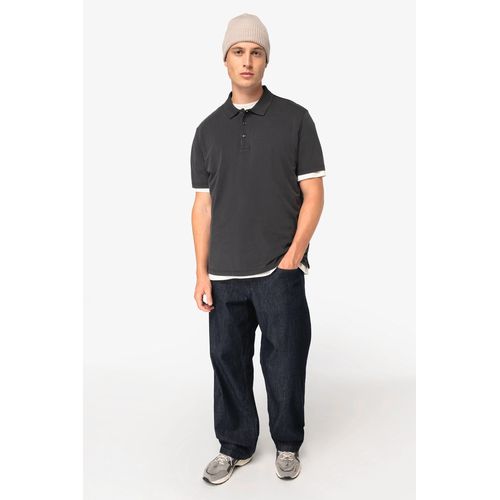 Polo écoresponsable délavé en jersey homme - 1