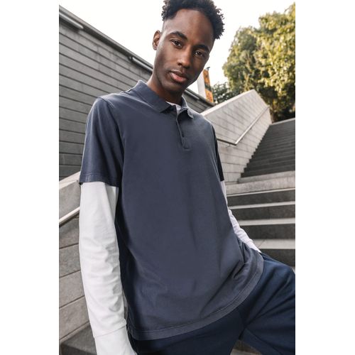 Polo écoresponsable délavé en jersey homme - 5