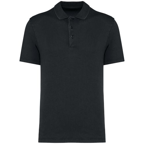 Polo ecorresponsable efecto lavado de punto jersey hombre