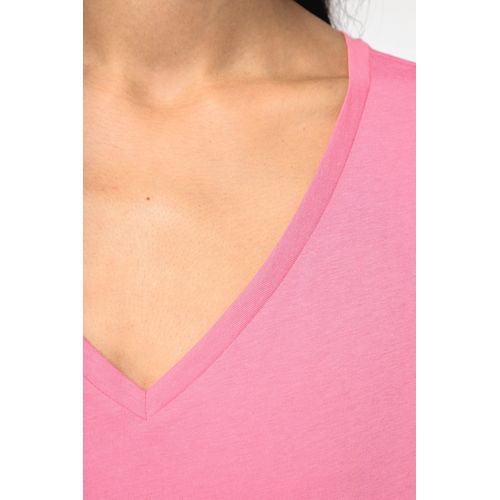 T-shirt écoresponsable loose à col V femme - 6