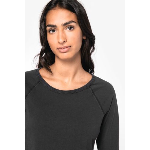 T-shirt écoresponsable raglan manches longues femme - 7