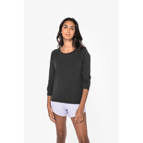 T-shirt écoresponsable raglan manches longues femme - 3