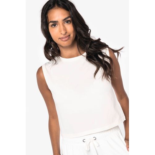 CAMISETA CROP ECORRESPONSABLE SIN MANGAS MUJER