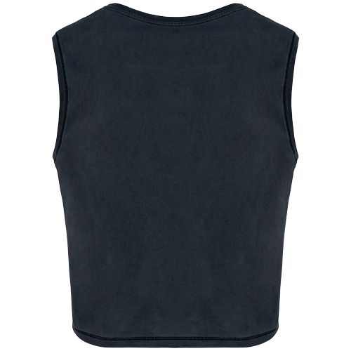 T-shirt écoresponsable  crop sans manche femme - 6